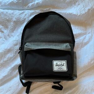 Herschel Supply Company Two-Tone Black and Gray Everyday Backpack